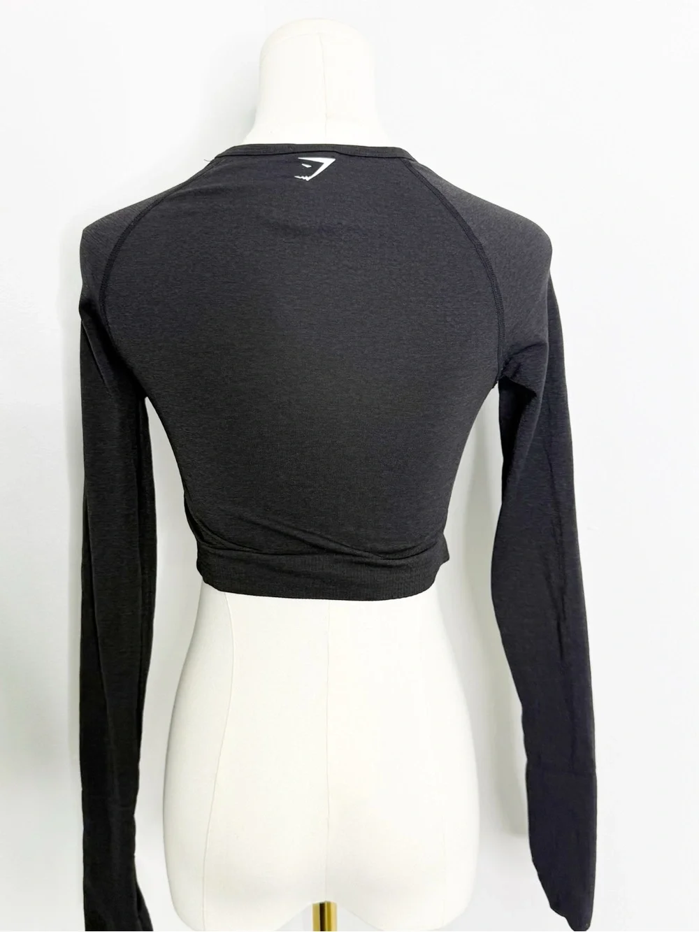 Gymshark Vital Seamless 2.0 Crop Top Bundle Small Black & Burgundy - Picture 3 of 6